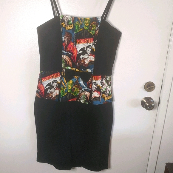 RockSteady Dresses & Skirts - Rock Steady Monster Peplum Wiggle Dress XXL 2X NWT